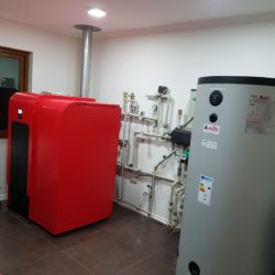 Calefacción y ACsS sistema a Pellets